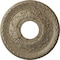 Ekena Millwork Palmetto Ceiling Medallion (Canopies up to 4 7/8"), 12 1/8"OD x 3 1/2"ID x 1"P, Gobi Desert Crackle CM12PMGDC - alternate 1